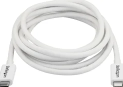 StarTech 6.6ft (2m) Thunderbolt 3 Cable, 20Gbps, 100W PD, 4K