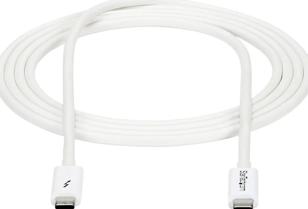 StarTech 6.6ft (2m) Thunderbolt 3 Cable, 20Gbps, 100W PD, 4K