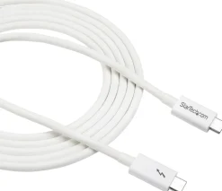 StarTech 6.6ft (2m) Thunderbolt 3 Cable, 20Gbps, 100W PD, 4K