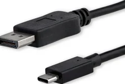 StarTech 6ft/1.8m USB C to DisplayPort 1.2 Cable 4K 60Hz, USB-C