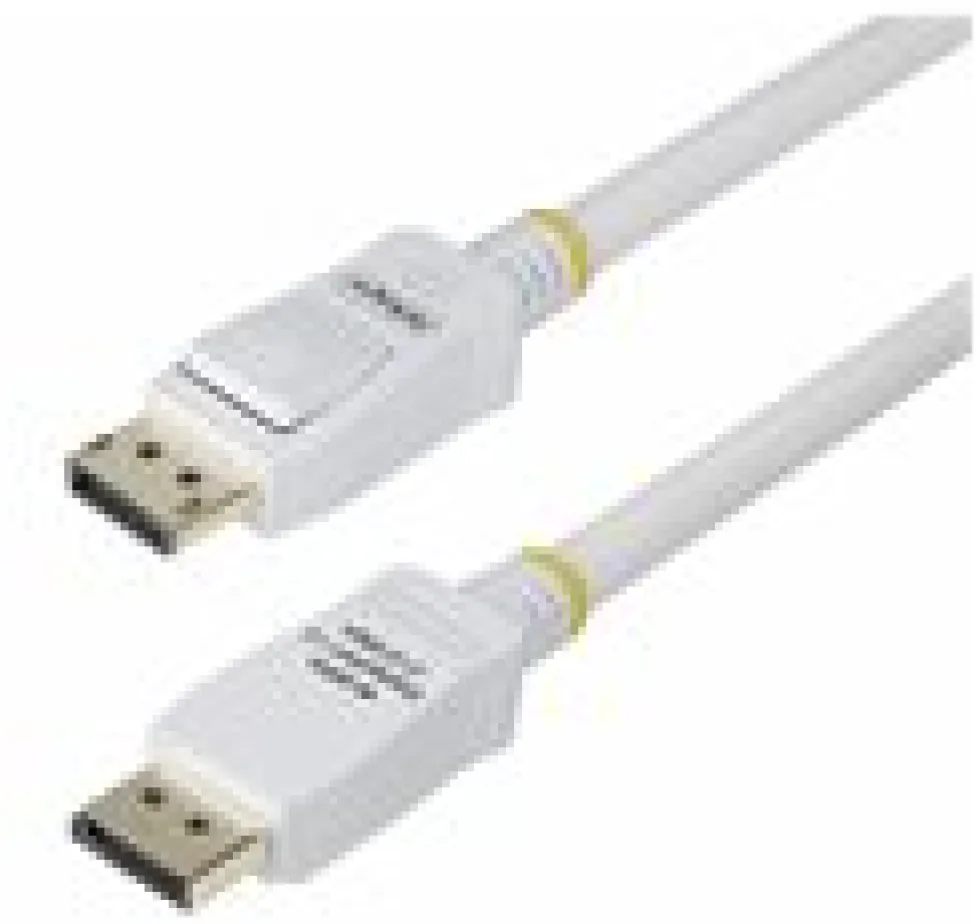 StarTech 6ft White VESA Certified DisplayPort 1.2 Cable with