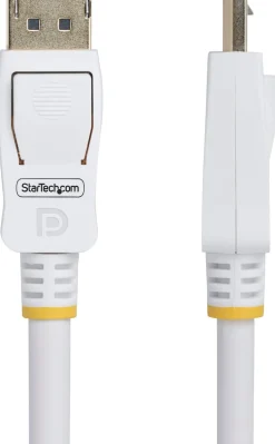 StarTech 6ft White VESA Certified DisplayPort 1.2 Cable with
