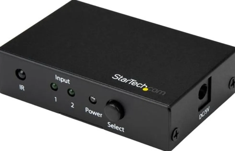 Startech HDMI-switch med 2 portar - 4K 60 Hz