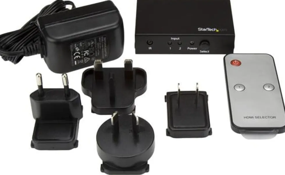 Startech HDMI-switch med 2 portar - 4K 60 Hz