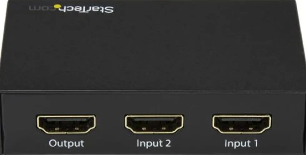Startech HDMI-switch med 2 portar - 4K 60 Hz