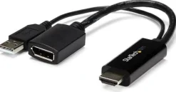 Startech HDMI till DisplayPort-adapter - 4K 30 Hz - Adapterkabel