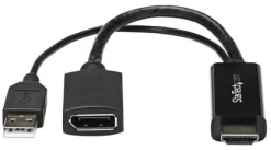 Startech HDMI till DisplayPort-adapter - 4K 30 Hz - Adapterkabel