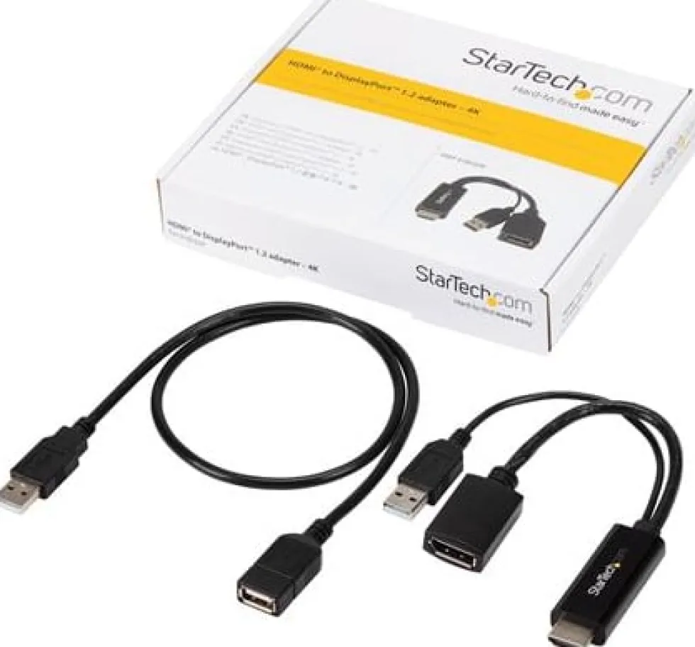 Startech HDMI till DisplayPort-adapter - 4K 30 Hz - Adapterkabel