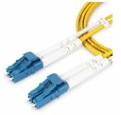 Startech 1m (3.3ft) LC to LC (UPC) OS2 Single Mode Duplex Fiber