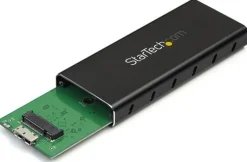 Startech M.2 SSD-kabinett för M.2 SATA SSD-enheter - USB 3.1 (10