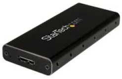 Startech M.2 SSD-kabinett för M.2 SATA SSD-enheter - USB 3.1 (10
