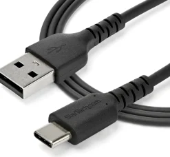 StarTech 2 m USB 2.0 till USB-C-kabel -&nbsp,svart&nbsp,