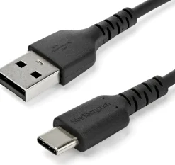StarTech 2 m USB 2.0 till USB-C-kabel -&nbsp,svart&nbsp,