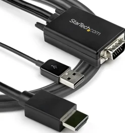 Startech 2 m VGA till HDMI-kabeladapter - USB-driven - 1080p