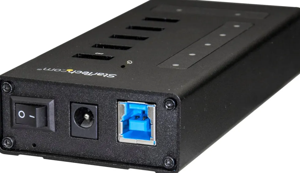 Startech 7-ports USB C-hubb - USB Type-C till 2x USB-C/5x USB-A