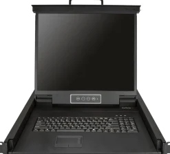 StarTech Rackmonterad KVM-konsol - 1-ports VGA KVM med 19-tums
