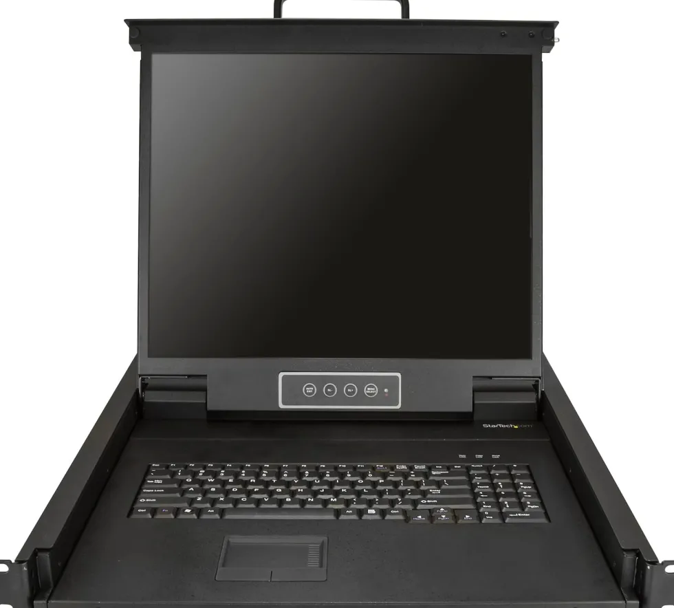 StarTech Rackmonterad KVM-konsol - 1-ports VGA KVM med 19-tums