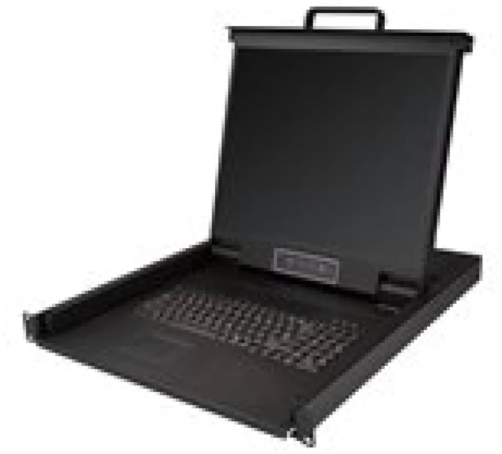 StarTech Rackmonterad KVM-konsol - 1-ports VGA KVM med 19-tums