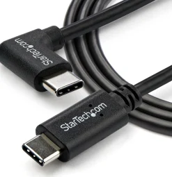 StarTech Right Angle USB-C Cable - 1m / 3 ft - Reversible - M/M