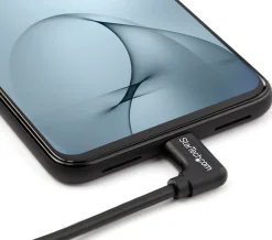StarTech Right Angle USB-C Cable - 1m / 3 ft - Reversible - M/M