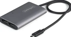 StarTech Thunderbolt 3 to Dual DisplayPort Adapter DP 1.4, Dual