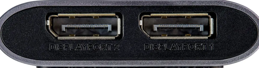 StarTech Thunderbolt 3 to Dual DisplayPort Adapter DP 1.4, Dual