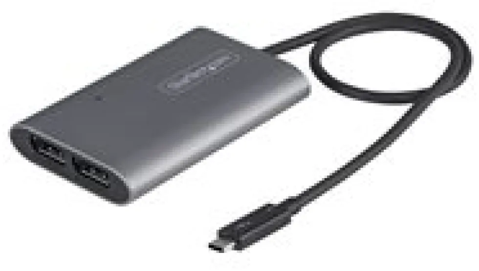 StarTech Thunderbolt 3 to Dual DisplayPort Adapter DP 1.4, Dual