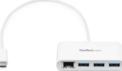 Startech USB-C-hubb med 3 portar och Gigabit Ethernet - USB-C