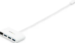 Startech USB-C-hubb med 3 portar och Gigabit Ethernet - USB-C