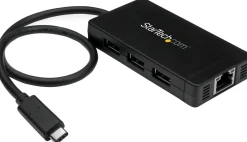 Startech USB-C-hubb med 3 portar och Gigabit Ethernet - USB-C