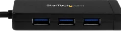 Startech USB-C-hubb med 3 portar och Gigabit Ethernet - USB-C
