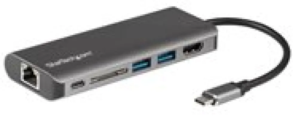 Startech USB C Multiport Adapter - Portable USB-C Dock to 4K