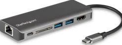 Startech USB C Multiport Adapter - Portable USB-C Dock to 4K