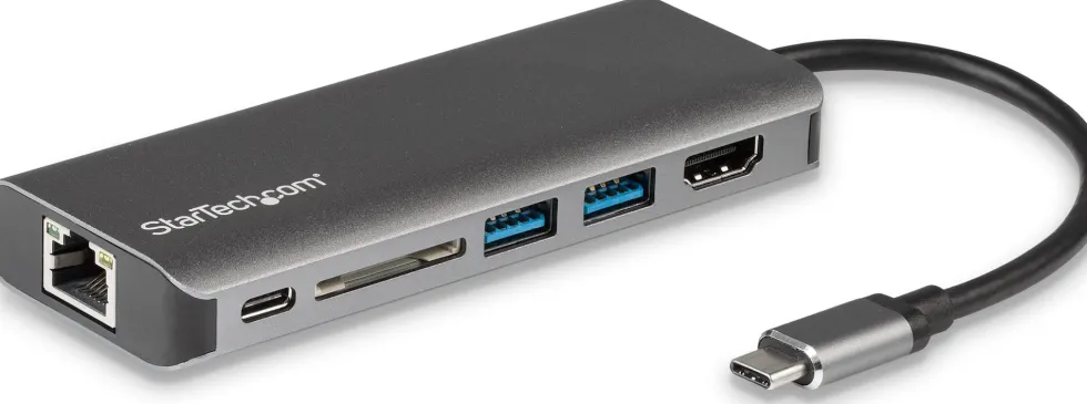 Startech USB C Multiport Adapter - Portable USB-C Dock to 4K
