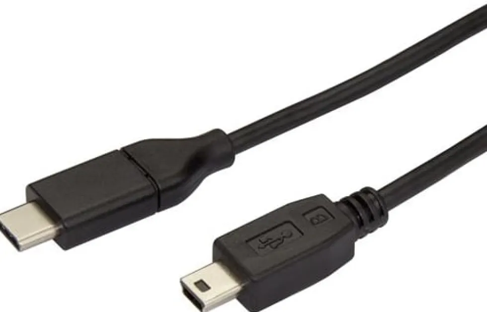 StarTech USB C to Mini USB Cable - 6 ft / 2m - M/M - USB 2.0
