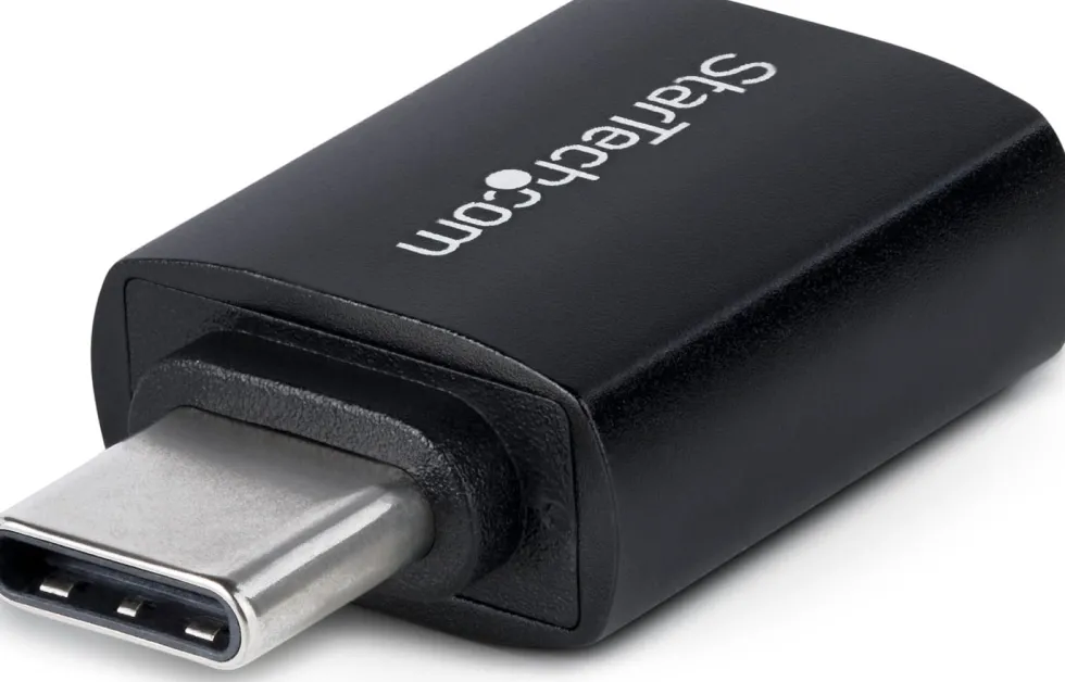 StarTech USB-C to USB-A Adapter, USB 5Gbps, Compact USB-C Male