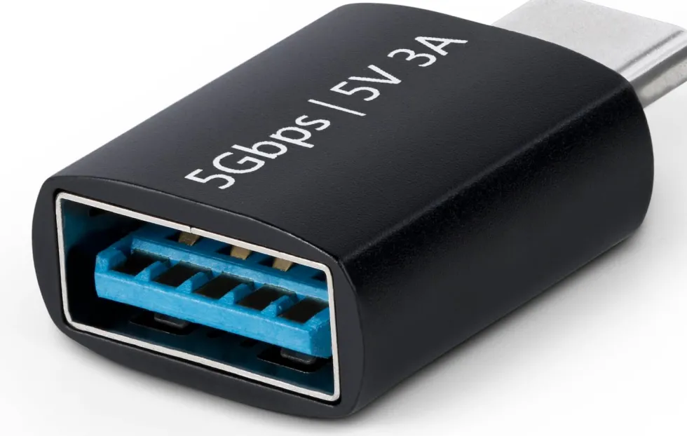 StarTech USB-C to USB-A Adapter, USB 5Gbps, Compact USB-C Male