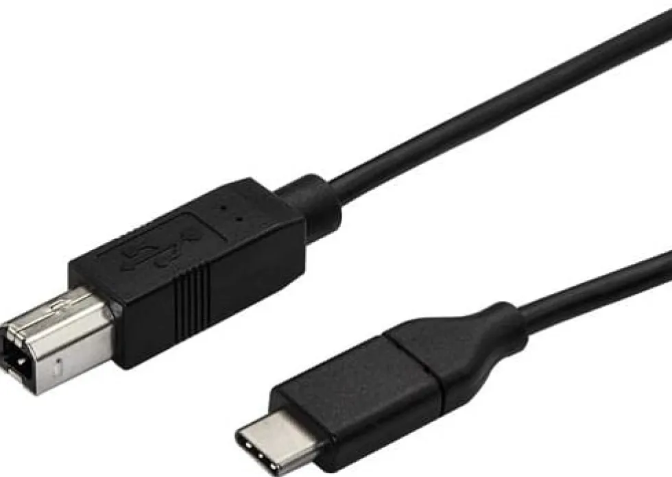 StarTech USB C to USB B Printer Cable - 1.6 ft / 0.5m - USB C