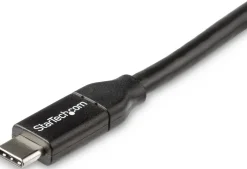 StarTech USB C to USB C Cable - 1.5 ft / 0.5m - 5A PD - White