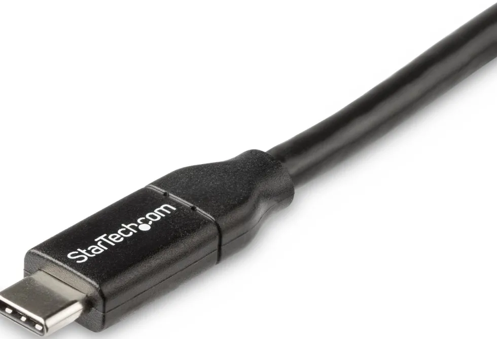 StarTech USB C to USB C Cable - 1.5 ft / 0.5m - 5A PD - White