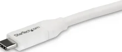 StarTech USB C to USB C Cable - 13 ft / 4m - 5A PD - M/M - White