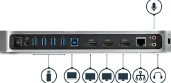 Startech USB 3.0-dockningsstation för trippelskärmar - 1x HDMI