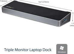 Startech USB 3.0-dockningsstation för trippelskärmar - 1x HDMI