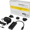 Startech USB 3.0-hubb med 4 portar - Minihubb med laddningsport