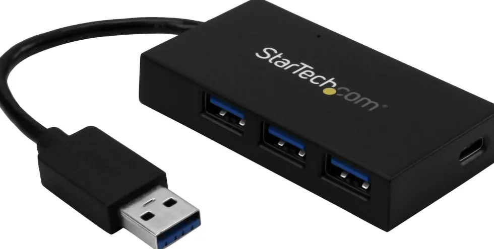 Startech USB-hubb med 4 portar - USB 3.0 - USB-A till 3x USB-A