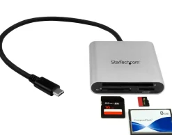Startech USB 3.0 multi-flashminneskortläsare/skrivare med USB-C
