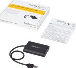 StarTech USB 3.0 till Dual DisplayPort-adapter - 4K 60 Hz