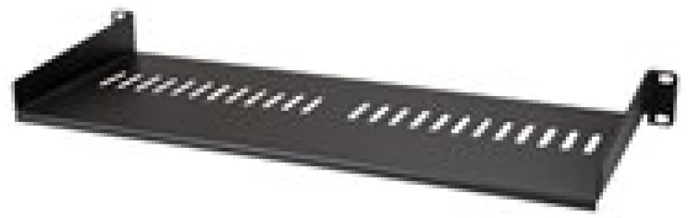 Startech 1U Vented Server Rack Cabinet Shelf, 7in Deep Fixed