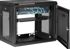 Startech 9U väggmonterat serverrackskåp - 15 tum djup