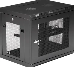 Startech 9U väggmonterat serverrackskåp - 15 tum djup